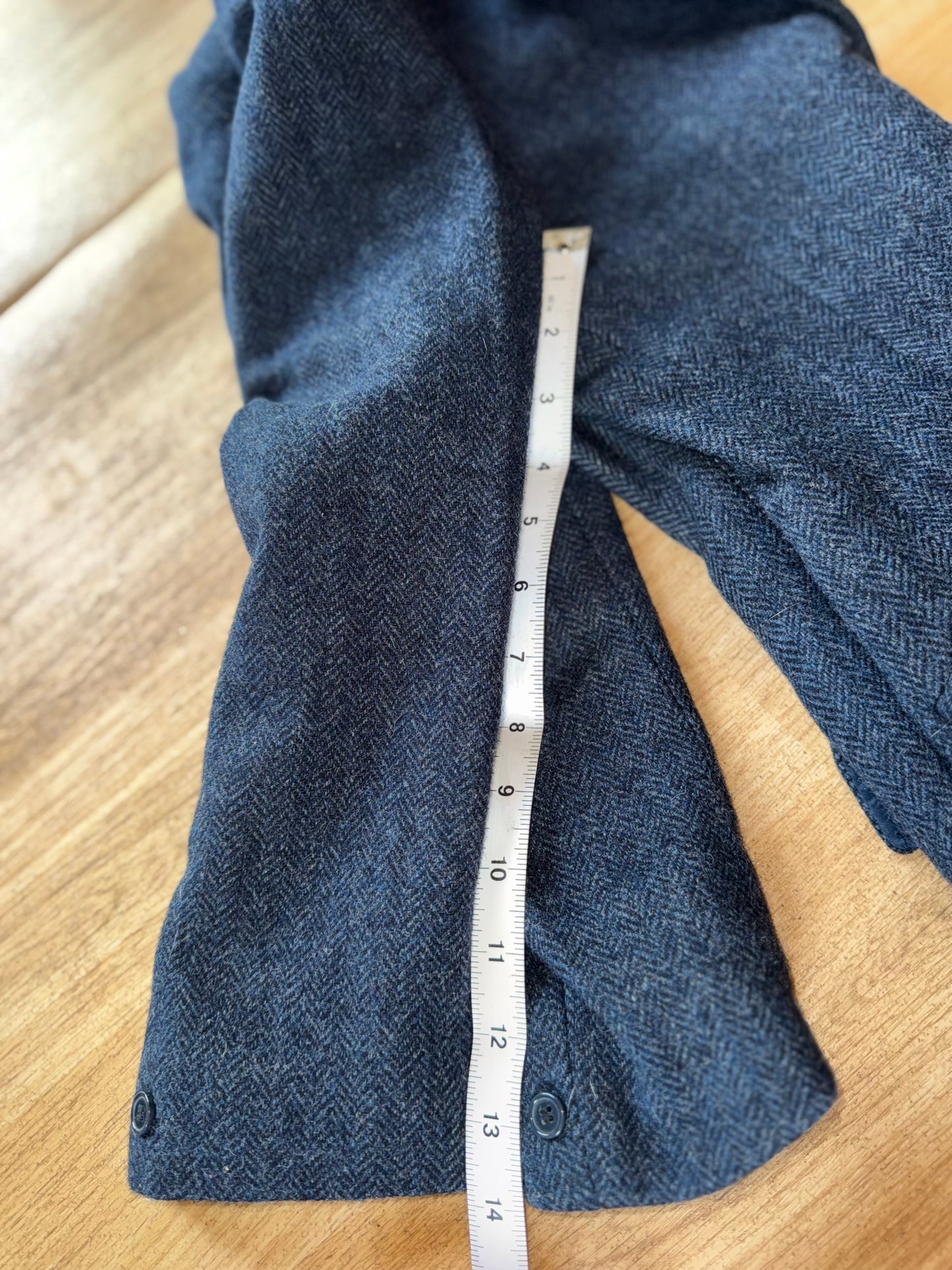 Shires Malvern Navy Tweed Show Jacket Junior Unisex 30” Showing Horse Riding #397