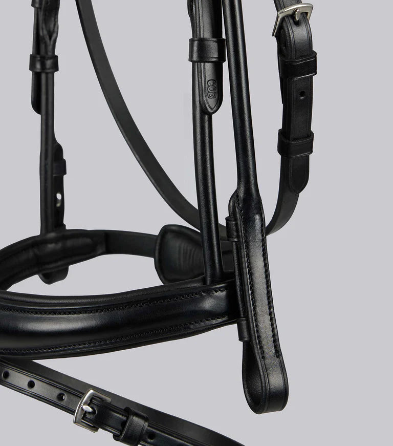 Premier Equine Finetti Rolled Leather Snaffle Bridle