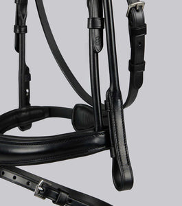 Premier Equine Finetti Rolled Leather Snaffle Bridle