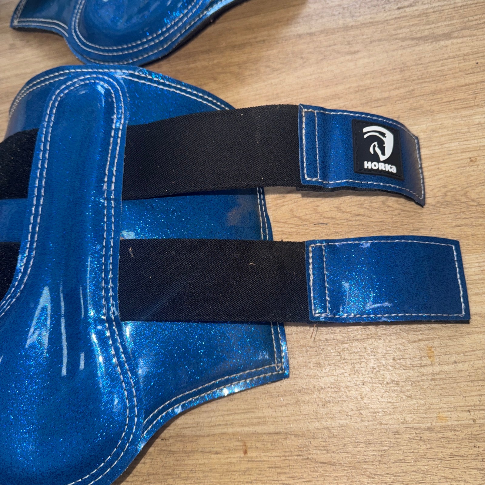 Horka Blue Glitter Size Full Brushing Boots