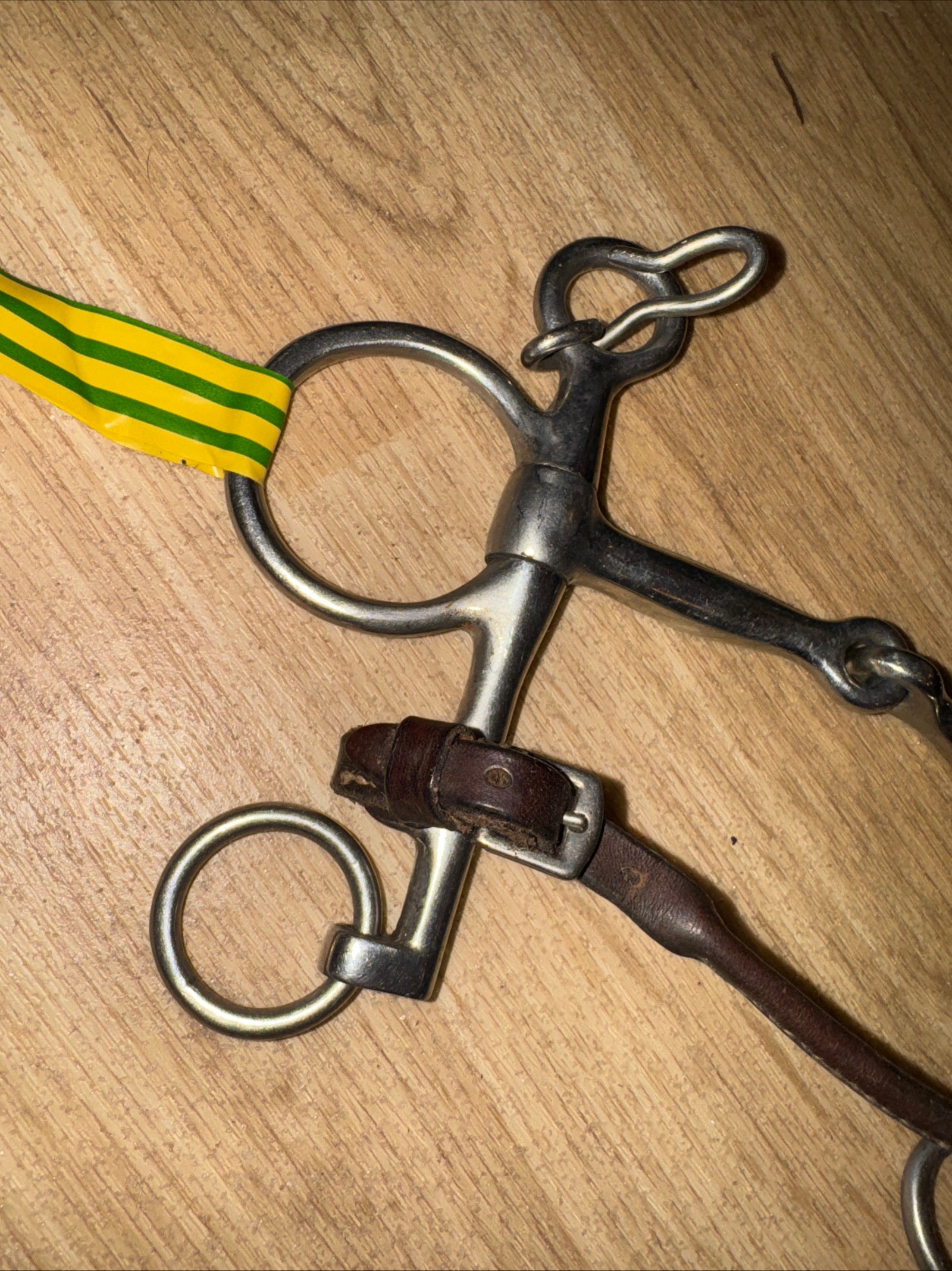 5” Jointed Pelham Curb Chain Lip Strap
