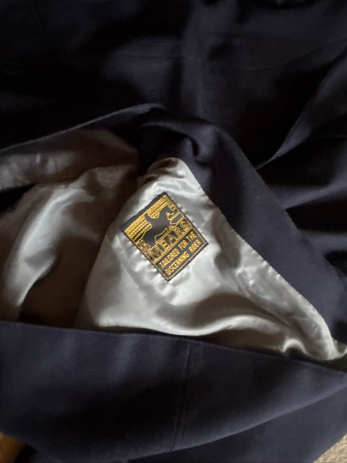 Mears Navy Show Jacket Size 42” Horse Showing #79