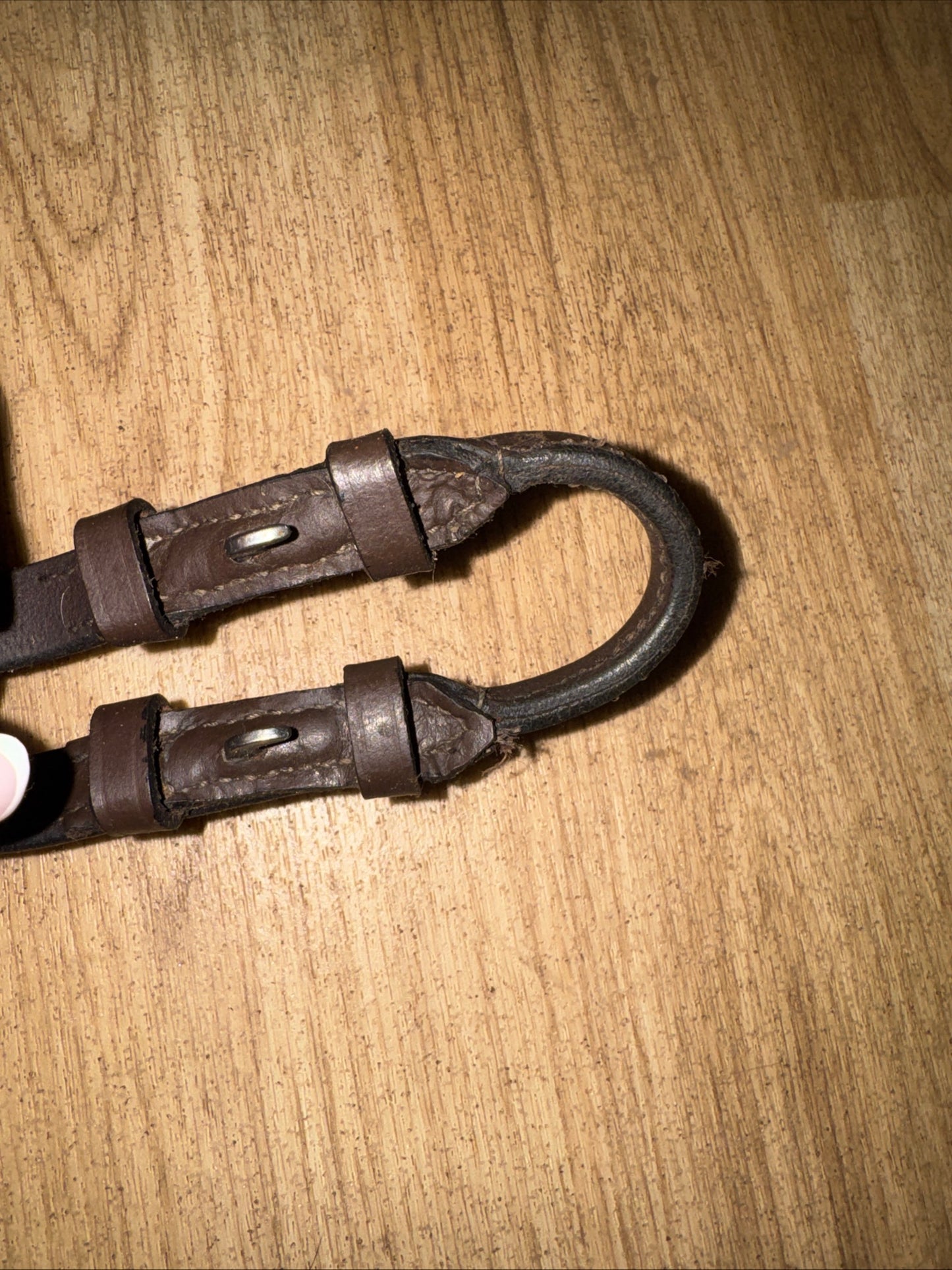 Brown English Leather Pelham Roundings – Butter Soft Horse Bridle Bit Converter