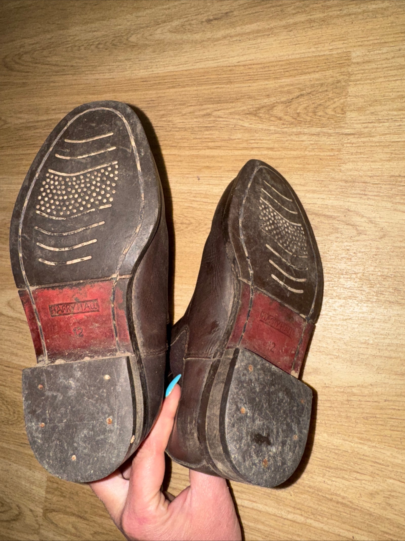 Harry Hall Brown Leather Jodphur Boots - Childs Size 12