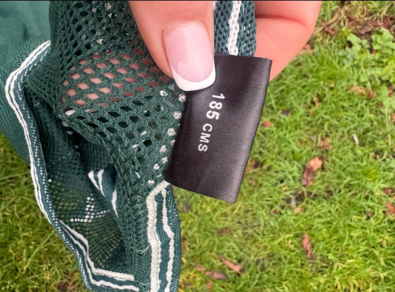 Ideal Green Driving Fly Rug & Neck Size 6’0