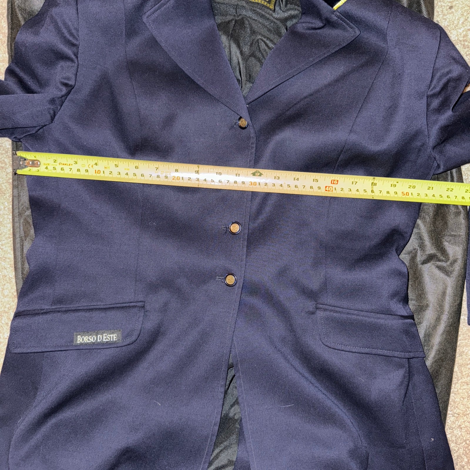 BorsodEste Navy & Gold Show Jacket 42” Size 18/20 Ladies
