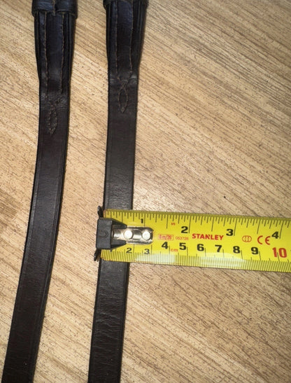 Bio Grip English Leather Full Size Reins #53