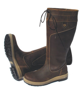 Rhinegold 'Elite' Vermont Leather Country Boots- Wider Calf