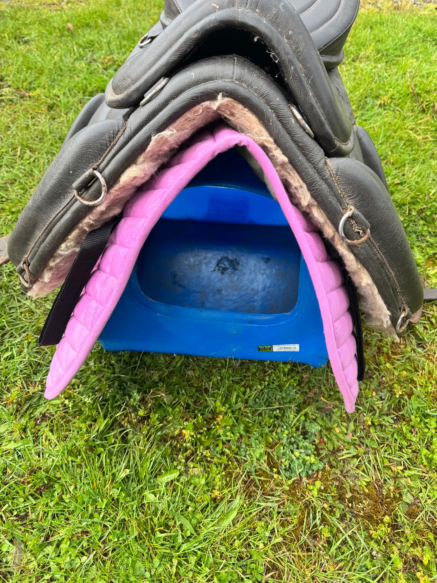 Cosmic Leathers Uk Brown Treeless Saddle | Second Hand Tack Horse  #506