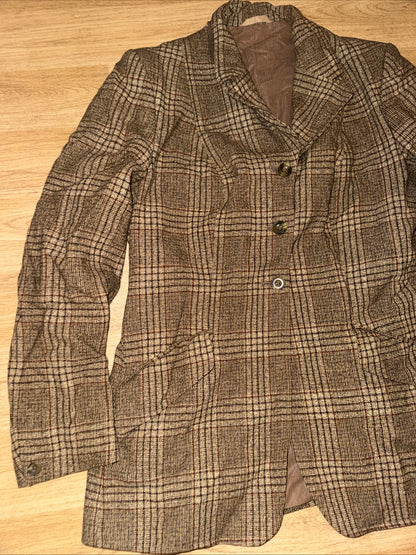Harry Hall Vintage Ladies 30” 32” Tweed Show Jacket 2nd Hand Horse Riding #116