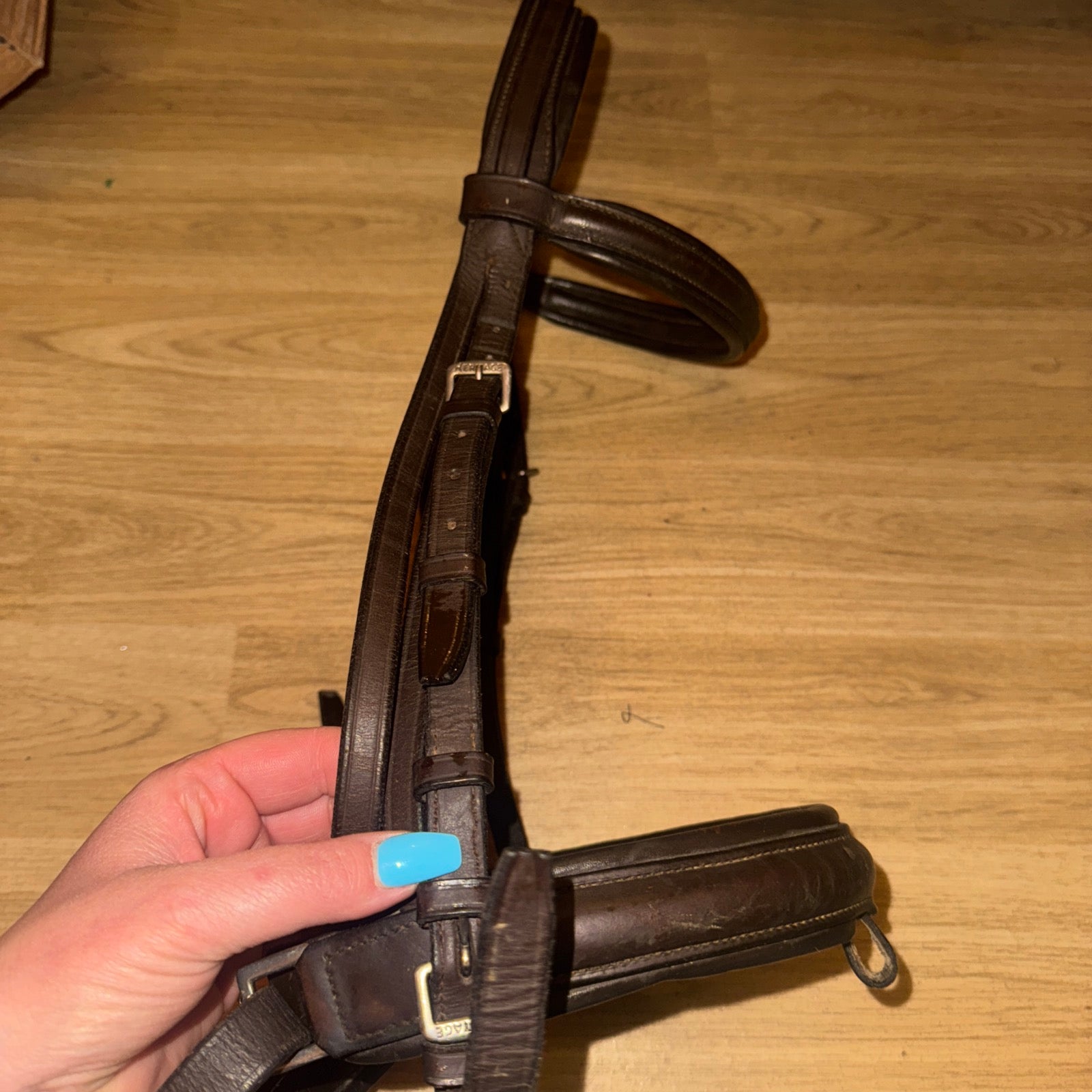 Heritage English Leather Cob Bridle - BROWN #2001