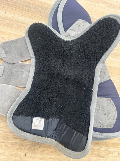 Amigo Grey Pony Size Set Of 4 Travel Boots Fronts Rears Second Hand Tack