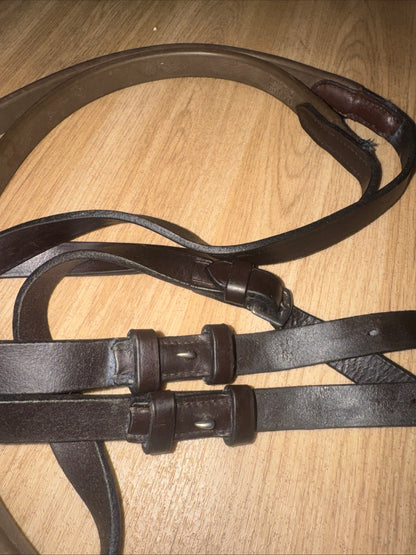Brown Rubber EVENTA Reins Size X Full | Second Hand Horse Tack #890