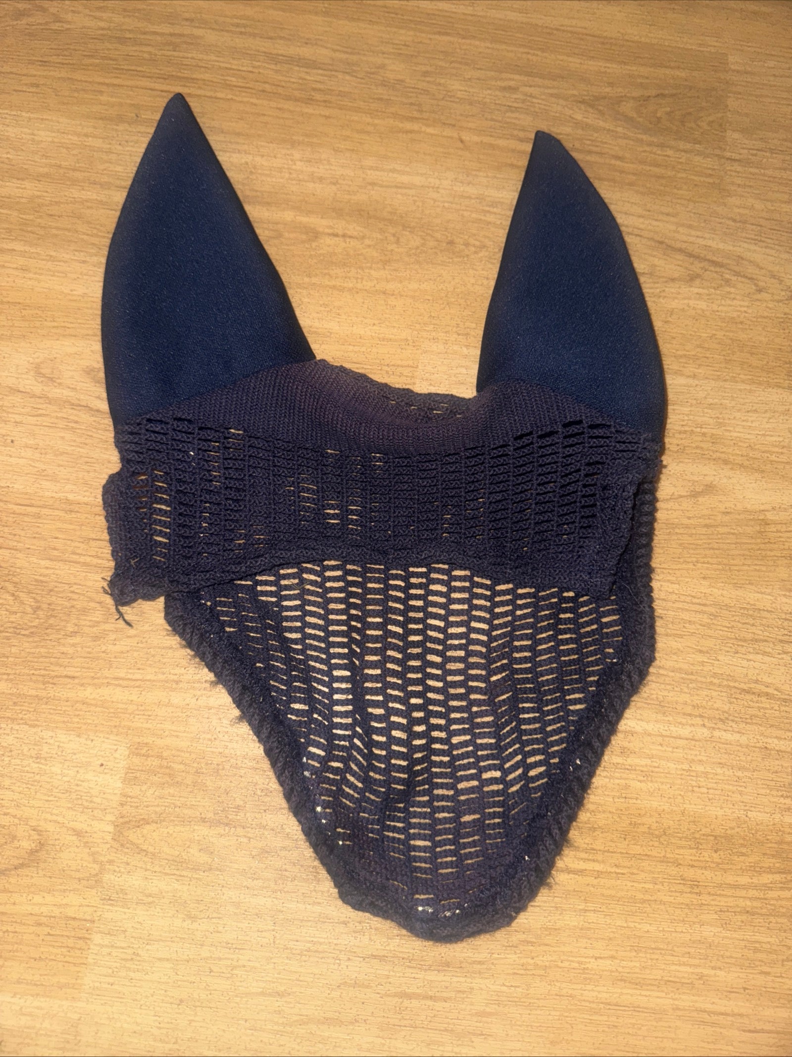 Eskadron Navy Silver Trim Ear Veil - Ears - Full