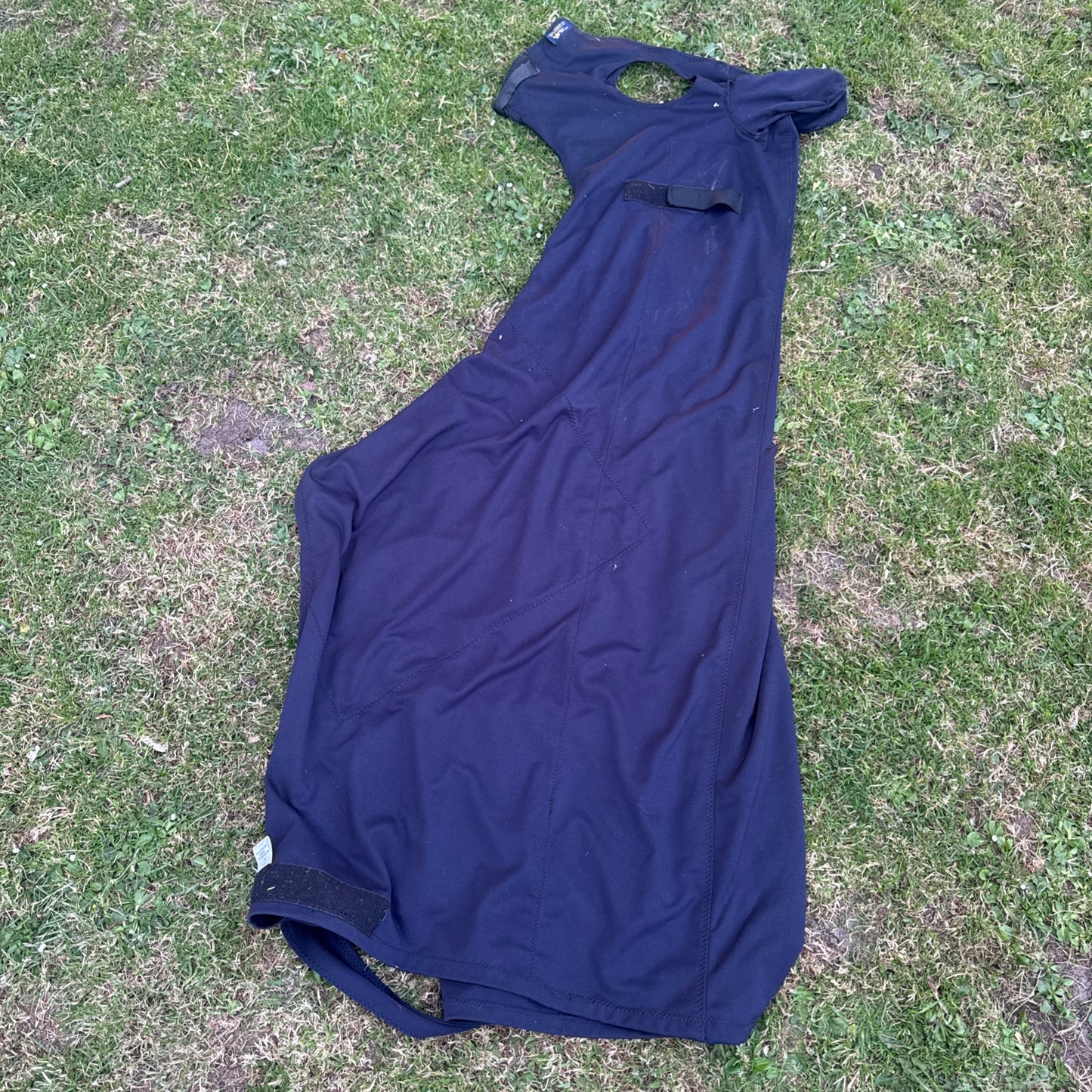 Snuggy Hood Pull Over Neck Face Second Hand Cob Horse Tack Rug #46 Turnout M/L