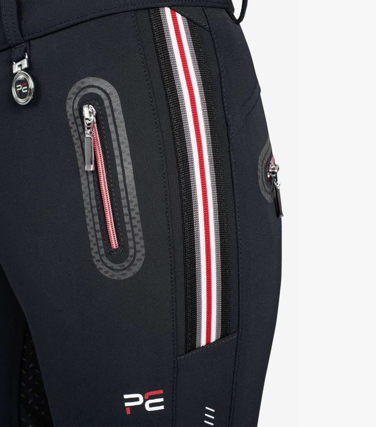 Premier Equine Mini Ralla Girl's Full Seat Gel Riding Breeches - Black or Navy