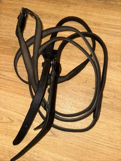 Black Full Size Web Grip Reins #999