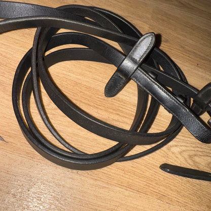 Black Plain XXF Size Show Reins #1222