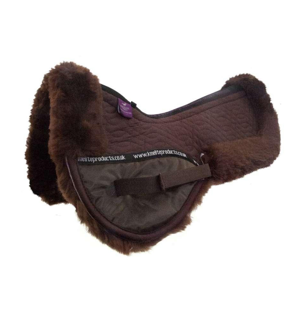 Km Elite High Wither Half Pad Brown Size Full .