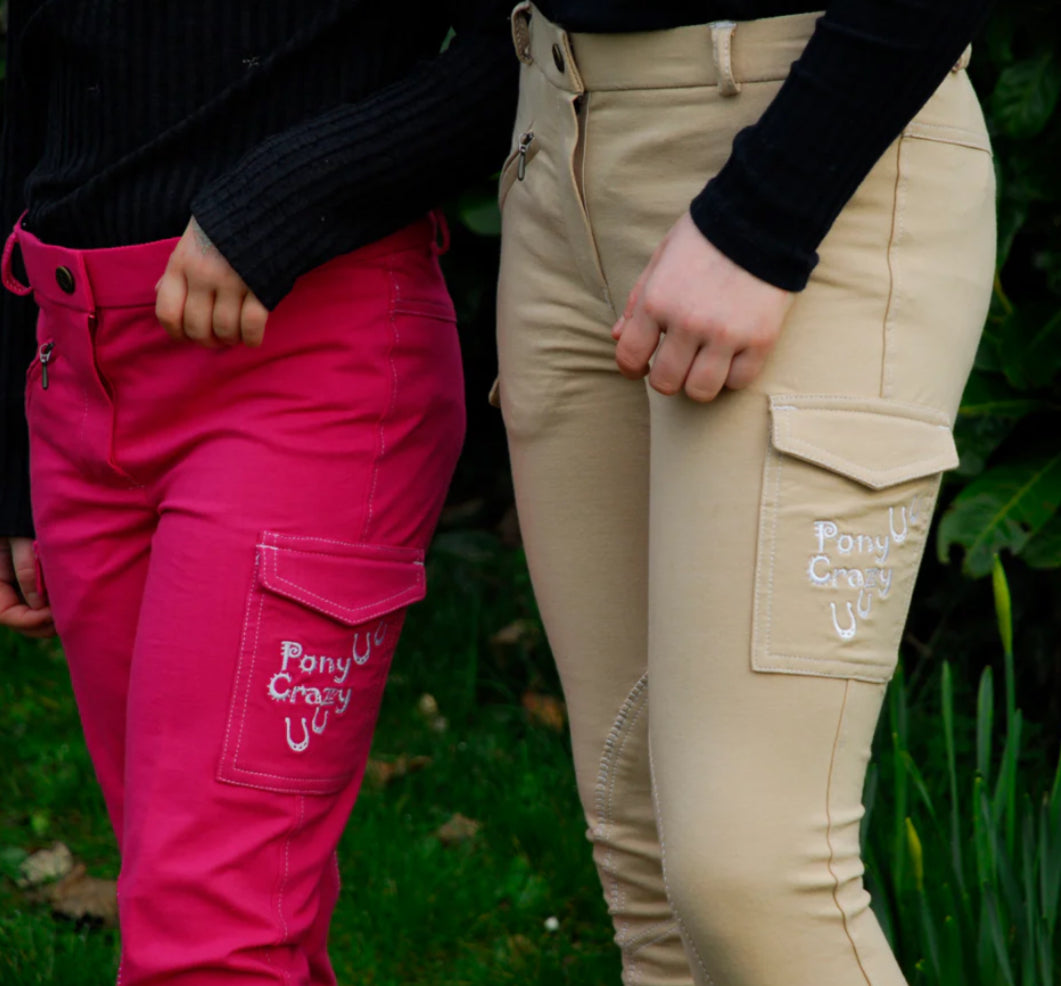 Rhinegold Childrens 28” Cargo Jodhpurs - As Seen In Pony Magazine