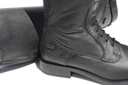 Rhinegold Elite Extra Short Luxus Leather Riding Boots