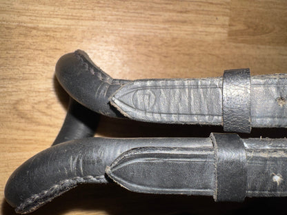 Black Leather Full Size Crupper - Saddle Harness Second Hand Tack
