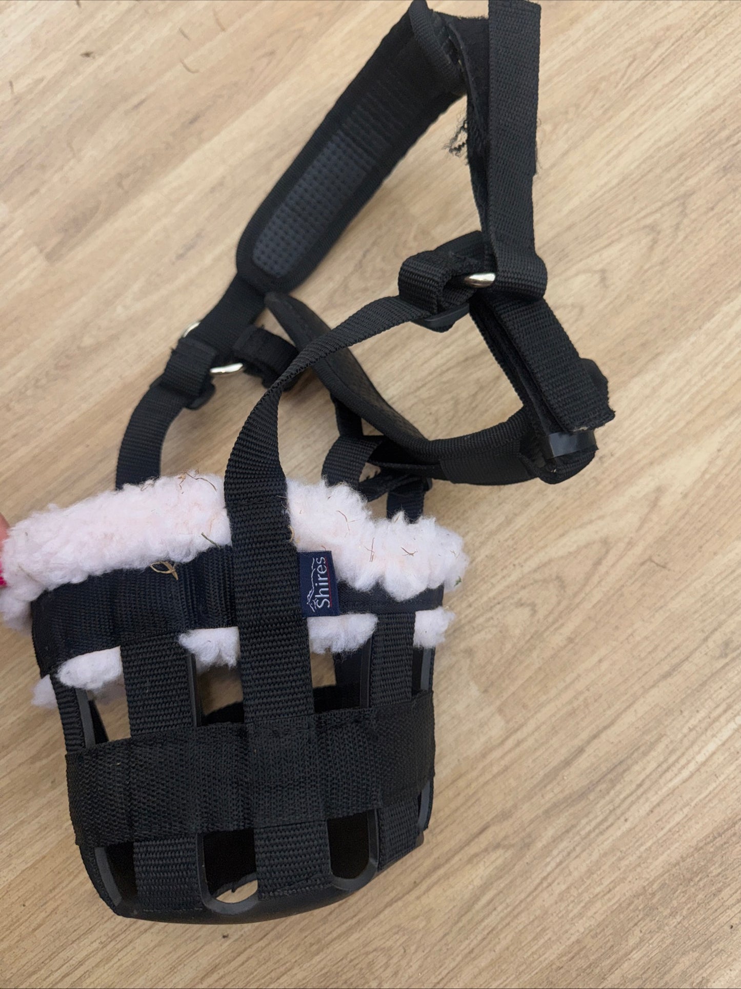 Shires Fluffy Comfort Grazing Muzzle Size Pony | Restrict Grazing Tack #1