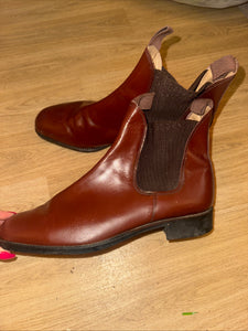 Loveson Size 9 Brown Jodphur Boots - Free Post