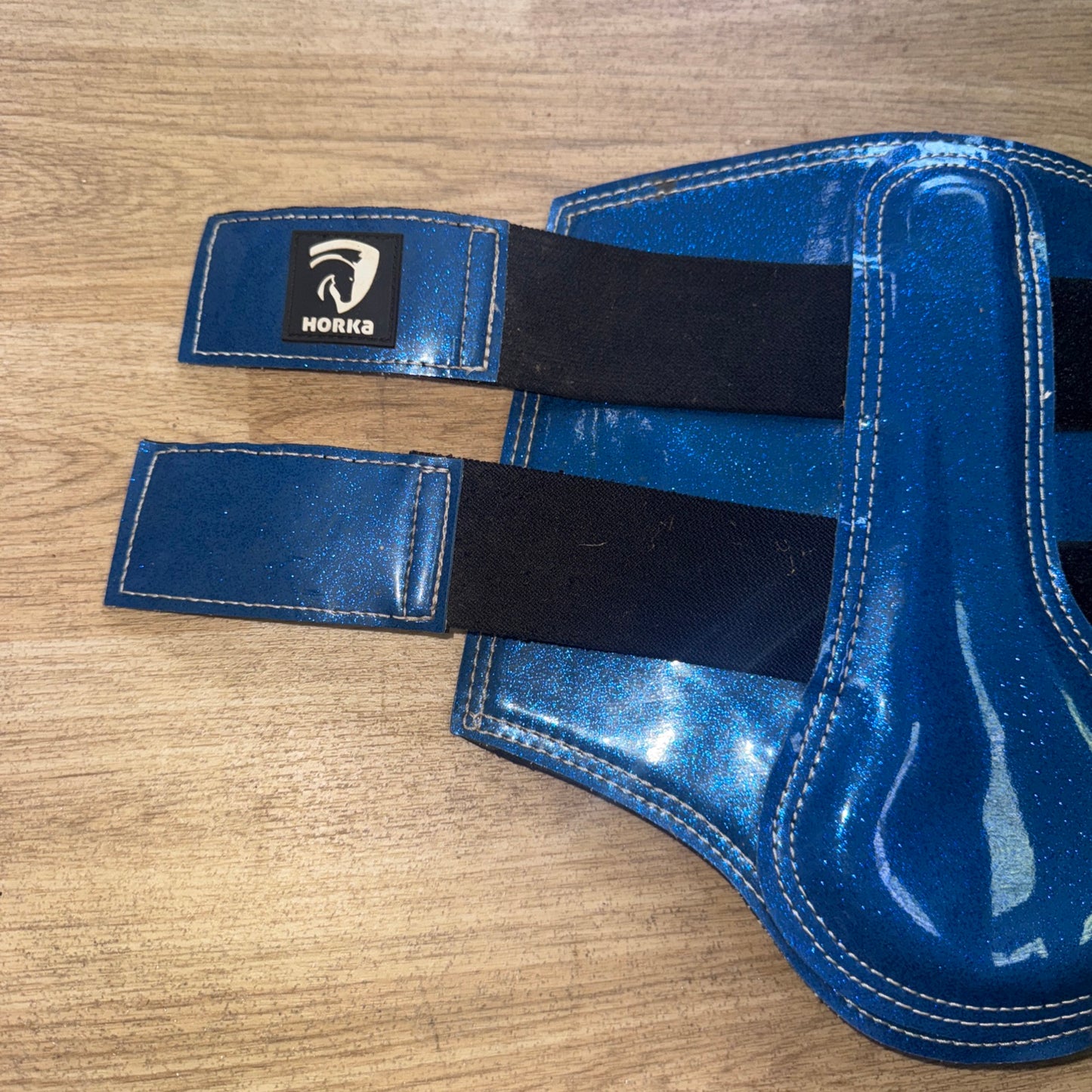 Horka Blue Glitter Size Full Brushing Boots