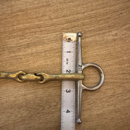Neue Schule Pony Sized 4.5” Full Cheek Trans Angled Snaffle | Tiny Rings Tack