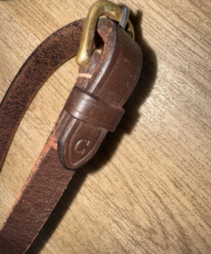 English Leather Cob Pimple Grip Rubber Reins #56