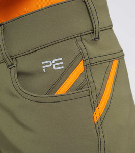 Premier Equine Diablo Junior Unisex Riding Breeches - Olive or Black