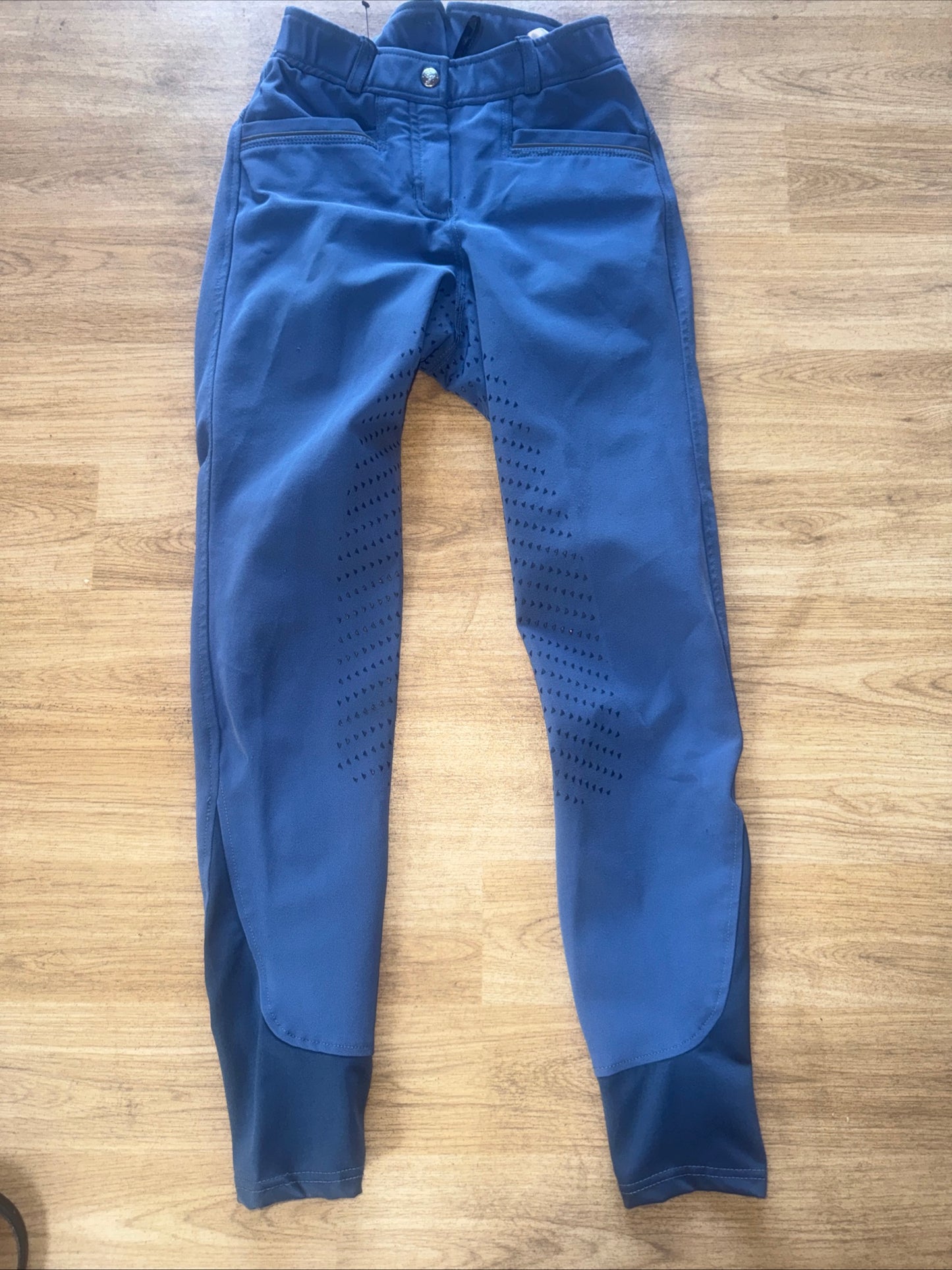 Eurostar Blue Ladies 24” Size 6 Breeches - Full Silicone Grip Seat