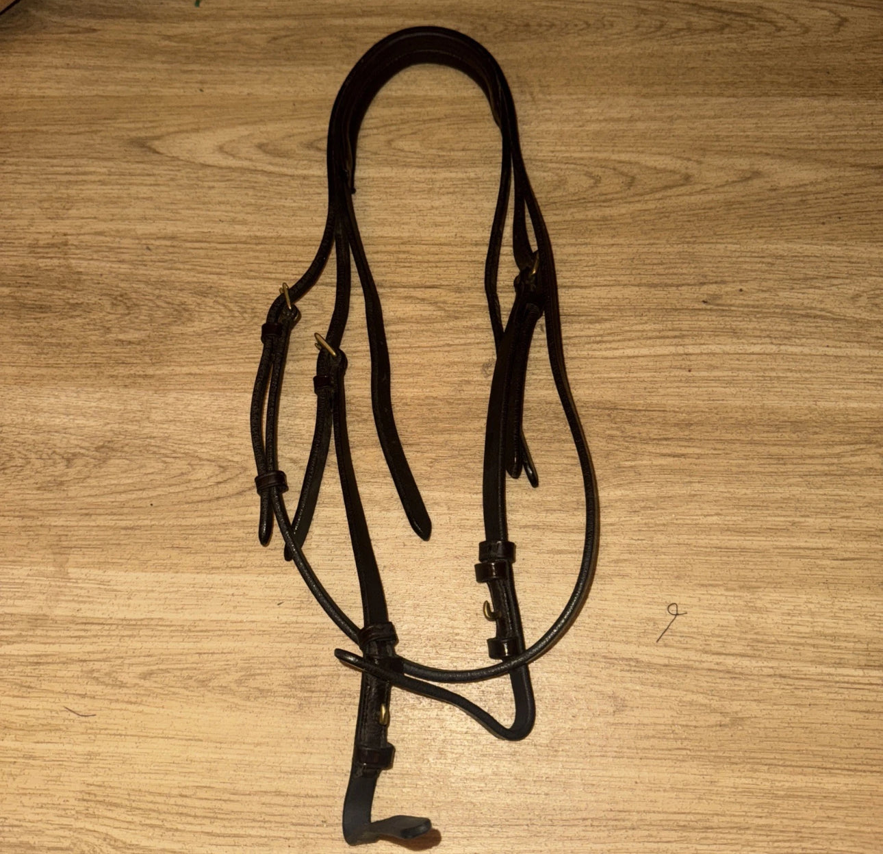 Comfort Pony Headpiece & Cheekpieces - Brown Brass #444