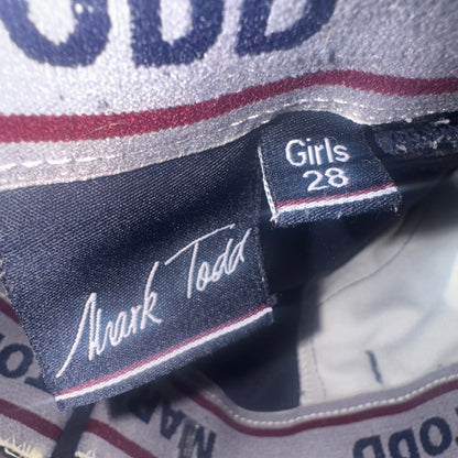 Mark Todd Girls 28” Navy Shell Breeches