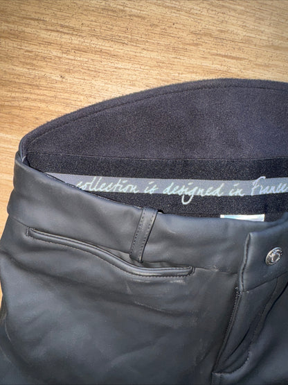 Fouganza Black Waterproof Fleece Breeches | Ladies 26” Warm
