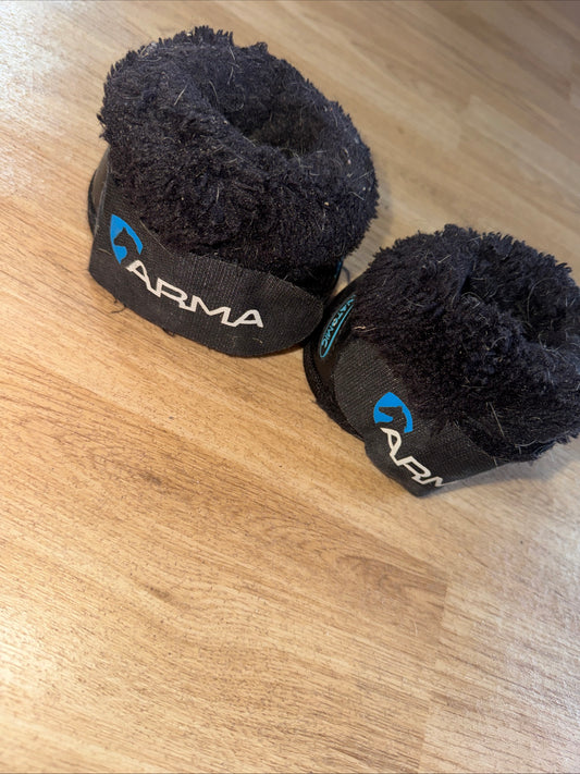Shires Arma Fleece Trim Non Turn Over Reach Boots Size Small Pony