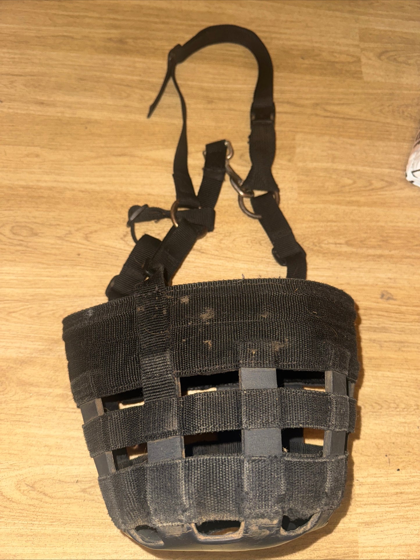 Black Size Large Grazing Muzzle - Obese Laminitis #8