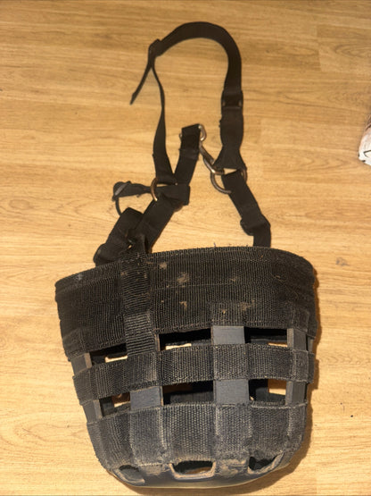 Black Size Large Grazing Muzzle - Obese Laminitis #8