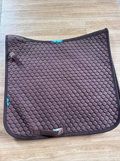 Nuumed Hi Wither Brown Size Large Dressage Square Saddle Pad | Second Hand Tack