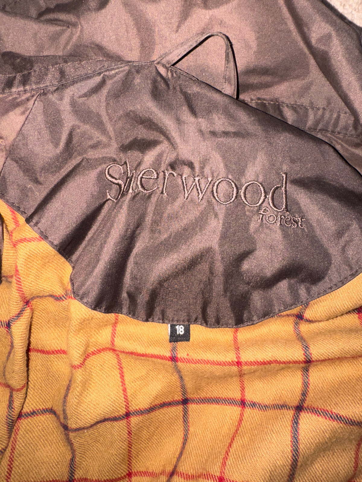 Sherwood Forest Brown Ladies Size 18 Long Riding Rain Coat Ride On