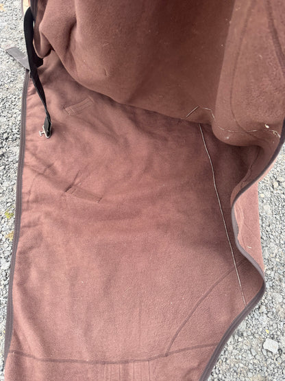 Rambo Newmarket Fleece Rug 6’0 Travel Cooler Stable Second Hand Cob Horse Tack