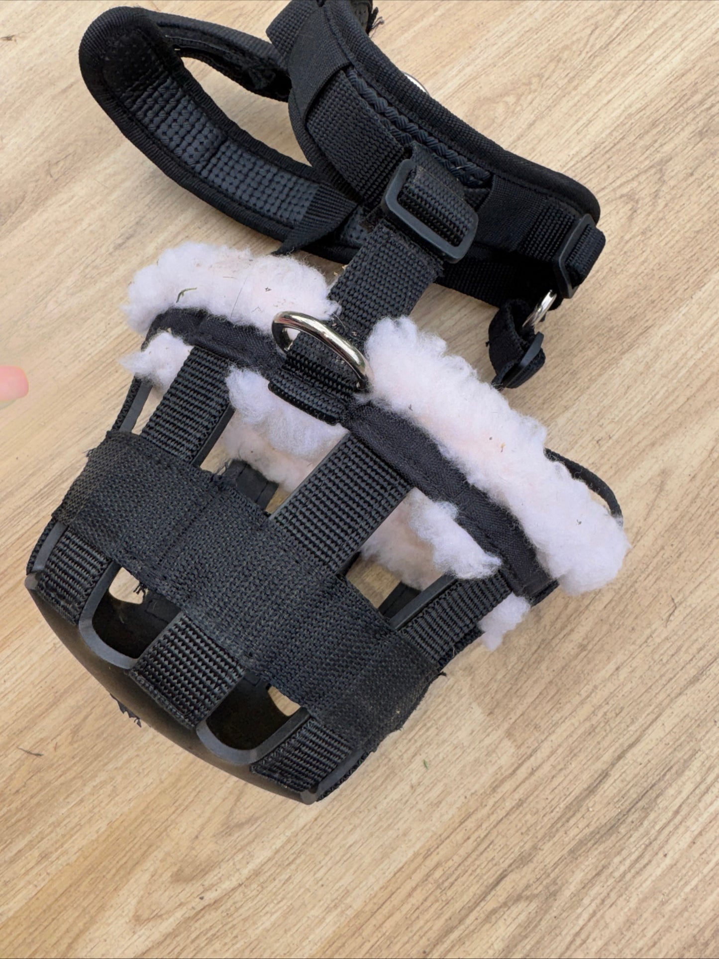 Shires Fluffy Comfort Grazing Muzzle Size Pony | Restrict Grazing Tack #1