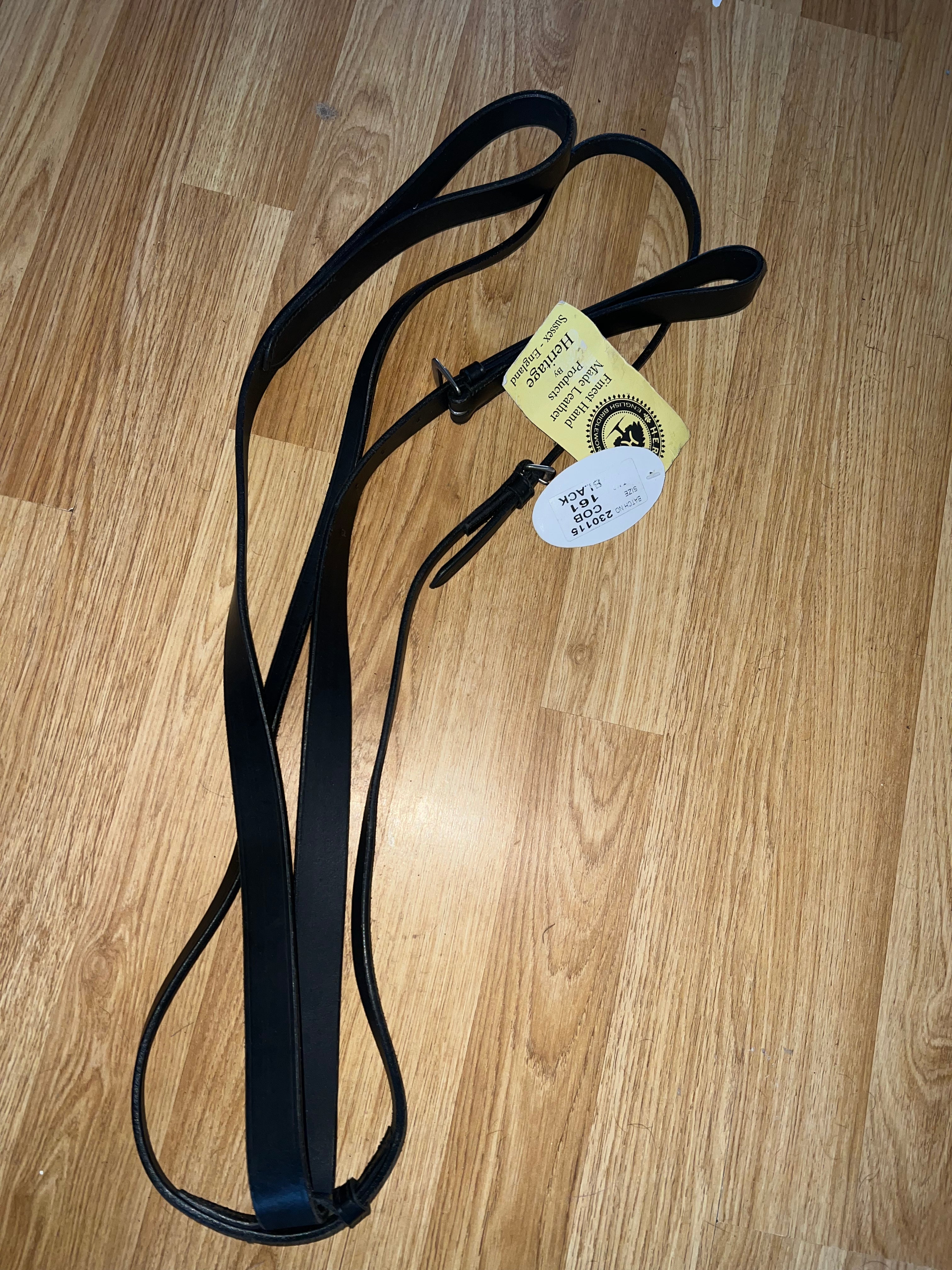 Heritage Black Cob Standing Martingale