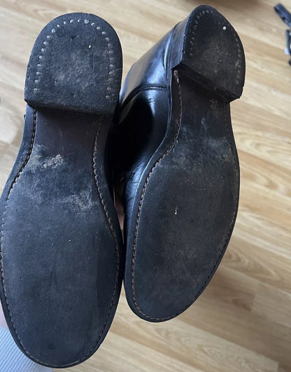 Marlborough Black Hunting Dressage Riding Boots - Size 6.5