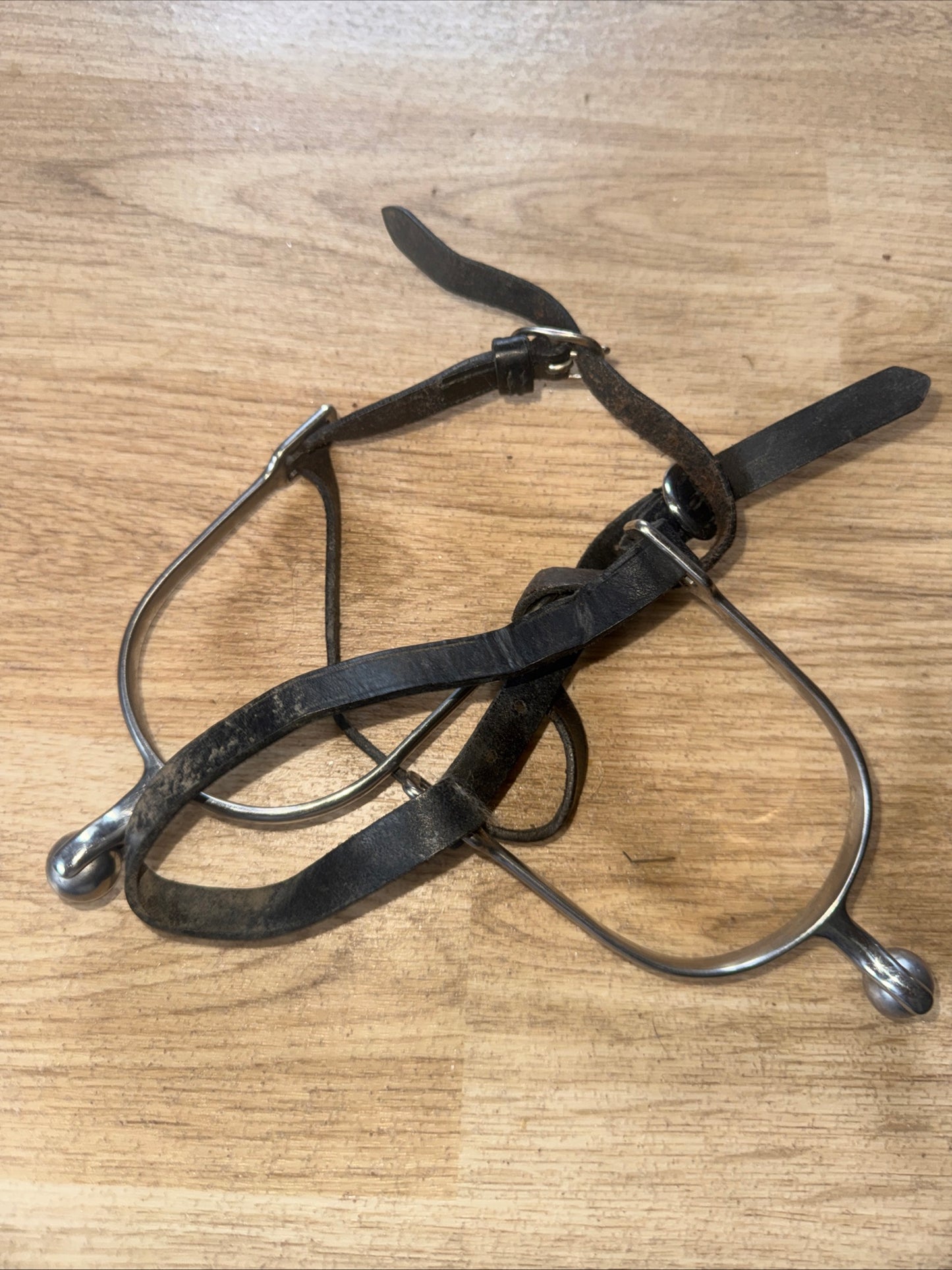 Roller Ball Ladies Spurs With Leather Spur Straps | Second Hand Horse Rider #113