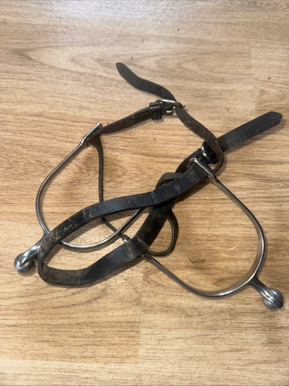 Roller Ball Ladies Spurs With Leather Spur Straps | Second Hand Horse Rider #113