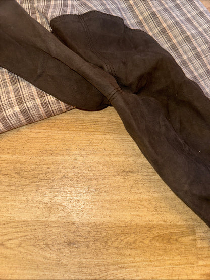 Pikeur Beige Check Ladies 26” Breeches - Full Suede Seat
