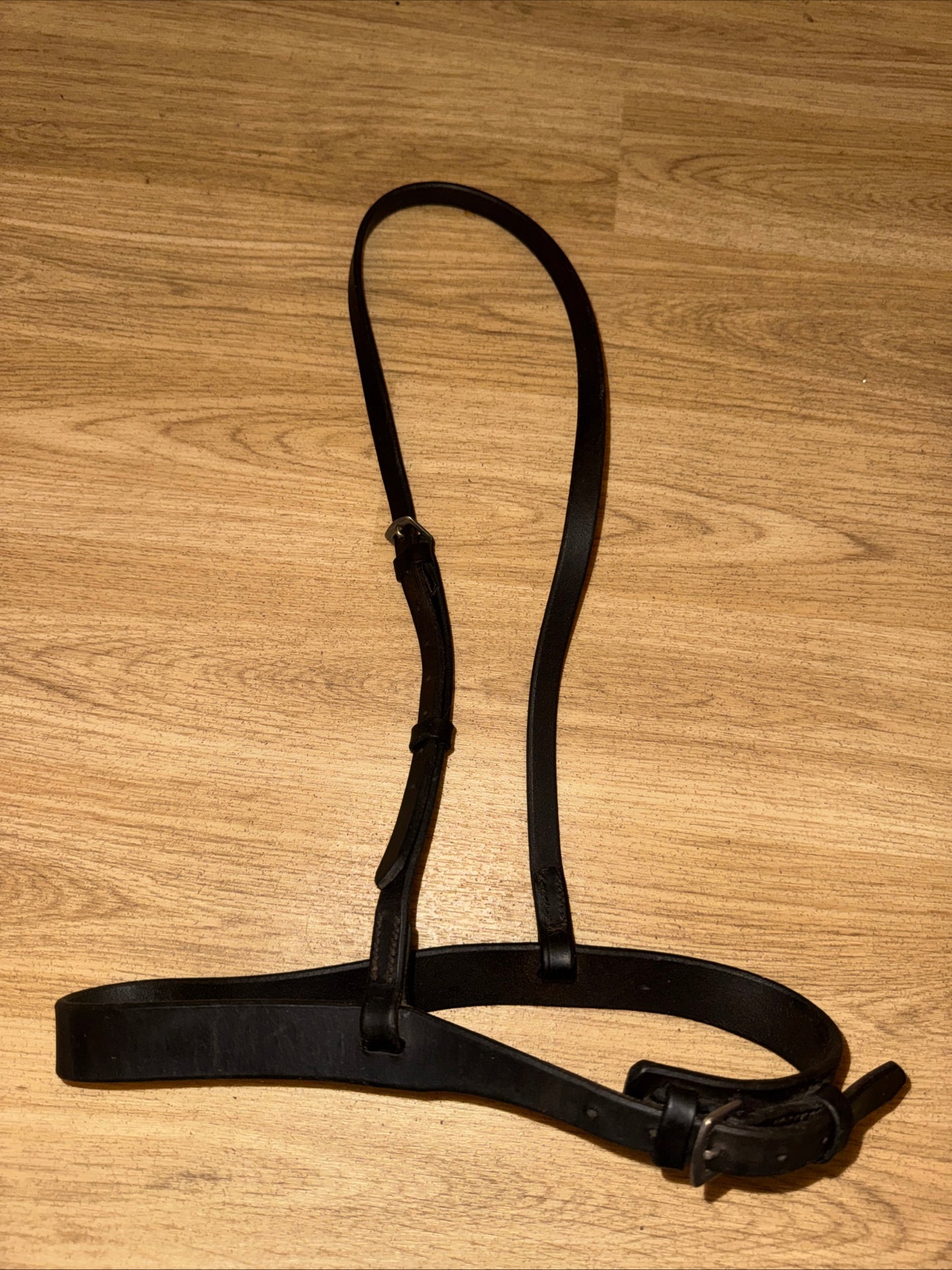Dark Brown Cob Size English Hunter Noseband #13