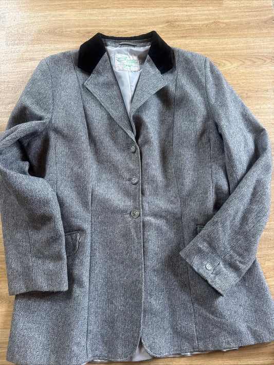 Saddle Master Grey Tweed Show Jacket Ladies 40” #95